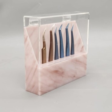 LIXIMMAZN Dust-proof Tweezers Holder Lash Extensio...