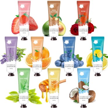 10 Pack Hand Cream Gifts Set For Women,Natural Sce...