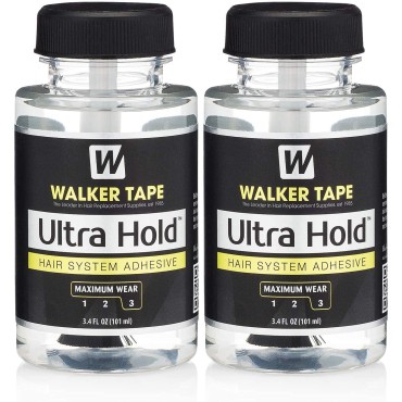 Ultra Hold Adhesive for Lace Wigs & Toupees by Walker Tape 2 Pack