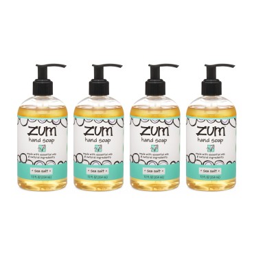 Zum Hand Soap - Sea Salt - 12 fl oz (4 Pack)...