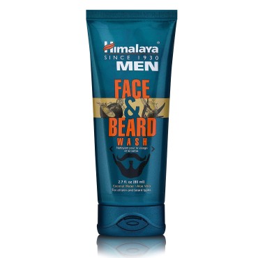 Himalaya Men's Face and Beard Wash, Daily Facial C...