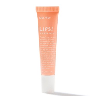Go-To - Lips! Natural Super Lip Balm | Clean, Plant-Based, Restorative Balm With Medical Grade Lanolin (15 g)