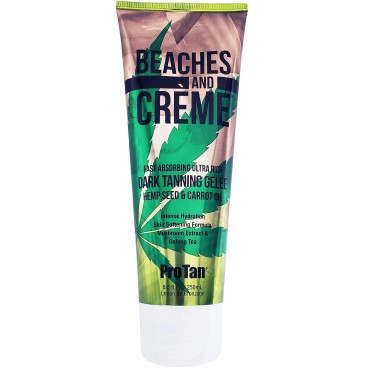 ProTan Beaches & Crème Hemp Dark Tanning Gelee 8.5 oz