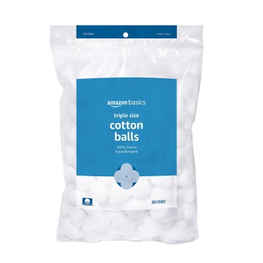 Amazon Basics Cotton Balls, 200 Count (Previously ...