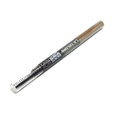 LA Colors 1 Browie Wowie Brow Pencil [ CBP402 DARK BLONDE ] Eyebrow Eye Brow + Free Zipper Bag