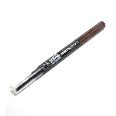 LA Colors 1 Browie Wowie Brow Pencil [ CBP406 CHOCOLATE ] Eyebrow Eye Brow + Free Zipper Bag