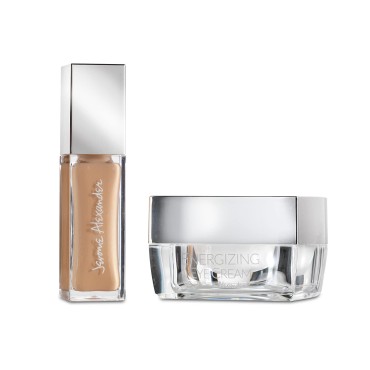 Jerome Alexander JA Basic TLC 3-in-1 Undereye Tightener & Concealer - Conceals Dark Circles, Reduces Under Eye Bags, and Minimizes the Appearance of Fine Lines & Wrinkles (Light)