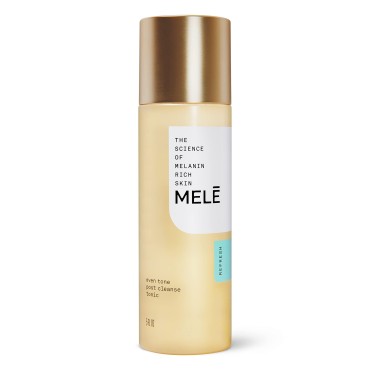 Mele Post Cleanse Tonic Gently Exfoliates to Remove Impurities, Fade Dark Spots, and Help Correct Signs of Aging Even Tone With Lactic Acid and Vitamin C 5 oz