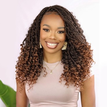 14inch Goddess Box Braids Crochet Hair Crochet Box...