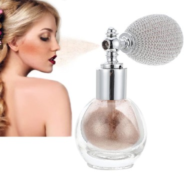 Glitter Highlighter Powder Spray, Brighten Women C...