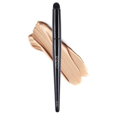 ENERGY Tapered Concealer Brush Under Eye Mini Kabuki Makeup Brush for Liquid Cream Concealer Foundation Powders Cosmetics Blending Buffing Soft Vegan Small Face Brush