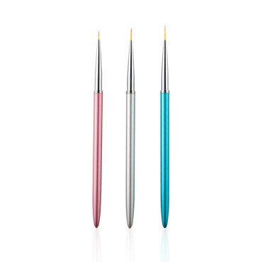 3PCS Nail Art Liner Brush Set, UV Gel Painting Acr...