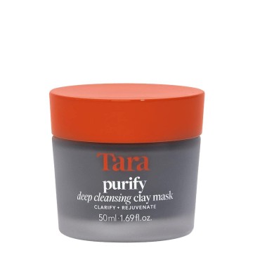 Tara Purify Deep Cleansing Clay Mask. Cruelty-Free: Rebalance, Exfoliate and Smoothen skin with 6 natural clays and nutrient-rich ingredients. Free from Parabens, Sulfates and Mineral Oils (1.7 Fl Oz)