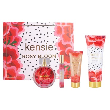 kensie Rosy Bloom Gift Set, 3.4 fluid_ounces...
