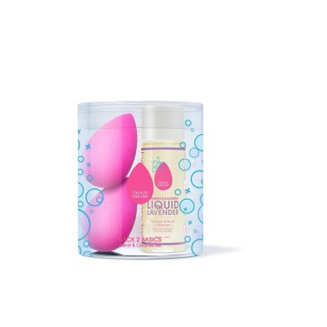 beautyblender Back 2 Basics Blend & Cleanse Set Including blender and liquid blendercleanser