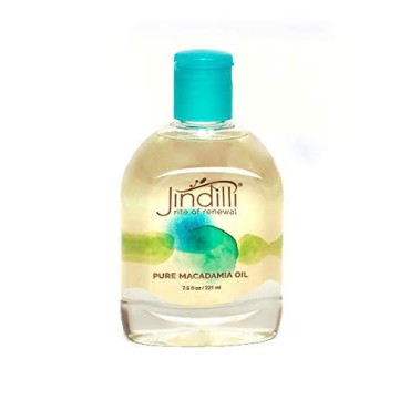 Jindilli - Pure Macadamia Oil for Hair and Skin | Cold-Pressed, Filtered, All-Natural, Vegan, Non-GMO, Hexane-Free, Cruelty-Free - Moisturizing and Nourishing Oil for Hair and Skin (7.5 oz)