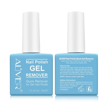 2 Pack Magic Gel Nail Polish Remover Effective Con...