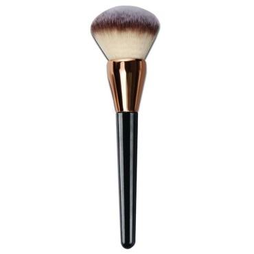 RN BEAUTY Premium Makeup Brush Kabuki Brushes Blush Brush Powder Brush Foundation Brush Bronzer Contour Face Blender Brush Blending Buffing Multifunction Cosmetics Tools Full Coverage (Rose Gold/Black)