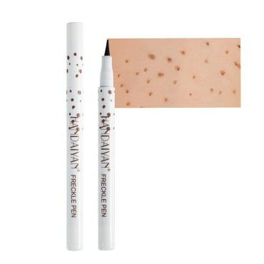 AKARY Freckle Pen Professional Lifelike Face Concealer Point Out Natural Waterproof Longlasting Soft Artificial Freckles Fine Makeup Freckle Pen Life Face Decoration (#02 Natural coffee)