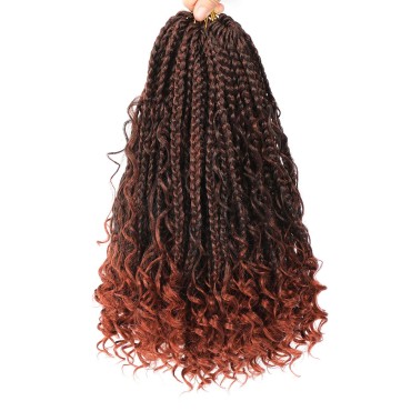 12inch Goddess Box Braids Crocht Hair Bob Goddess ...