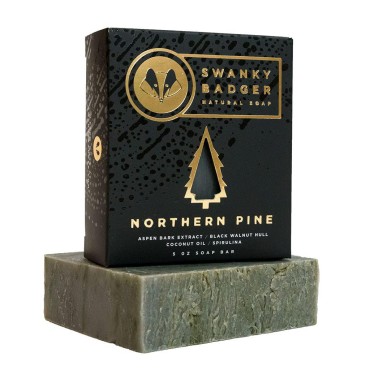 Swanky Badger Natural Soap Bar - Northern Pine