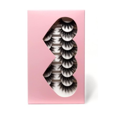 8 Pairs 3D Faux Mink Lashes Handmade Luxurious Vol...
