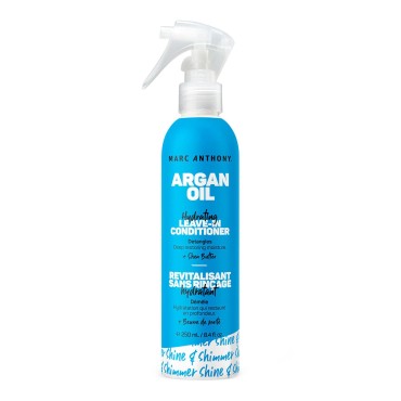 Marc Anthony Argan Oil Leave-In Conditioner - Lightweight Hydrating Conditioner for All Hair Types, Moisturizes, Strengthens & Detangles for Softer, Smoother Hair - Prevents Split-Ends & Breakage