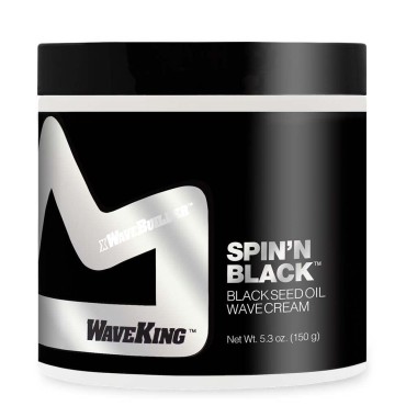 Wave King x Wavebuilder Spin'n Black Black Seed Oil Wave Cream