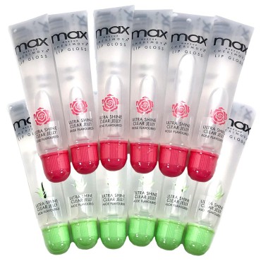 Lip Polish bulk-12PCS SET (ALOE ROSE)_AB