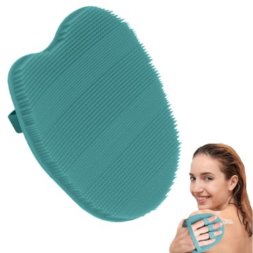 RamPula Bath Brushes, Exfoliating Silicone Body Scrubber, Women SPA Brushing Shower Bath Scrubber for Wet or Dry Cleaning, Lathers Well, Long Lasting, and More Hygienic Than Traditional Loofah