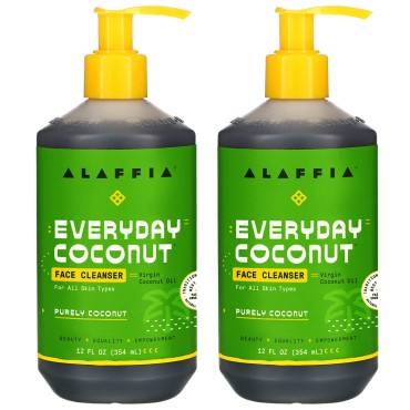 Alaffia Everyday Coconut Face Cleanser for All Ski...