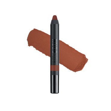 Nudestix Intense Matte Lip + Cheek Pencil, Lipstick + Lip Liner + Cheek Blush Tint, Multi Use Makeup for Long Lasting Color, Smooth Coverage, Shade: Fringe