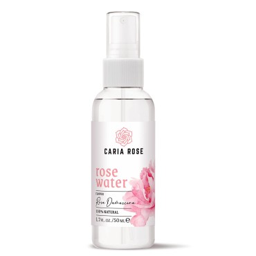 Rosewater Hydrating Spray Mist for Face & Hair | Rose Water Toner (1.7 oz (Travel Size))