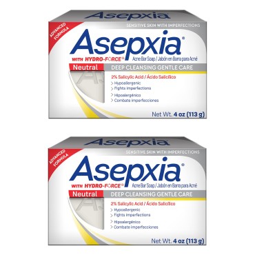 Asepxia Cleansing Bar Neutral 4 oz (Pack of 2)