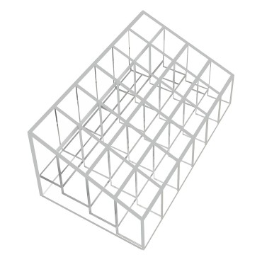 XINGLIAN 24 Slot Clear Lipstick Holder Lipstick Or...