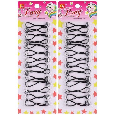 28 Pcs 12mm Hair Ties Hair Accessories for Girls H...