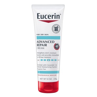 Eucerin Advanced Repair Body Cream, Body Cream for Very Dry Skin, 8 Oz Tube