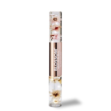 Blossom Glam Squad - Moisturizing Roll on Lip Gloss (0.1 fl. oz/6g) + Roll on Perfume Oil (0.1 fl. oz/6g), Infused with Real Flowers, Made in USA, 0.2 fl. oz./12g, Watermelon/Rose