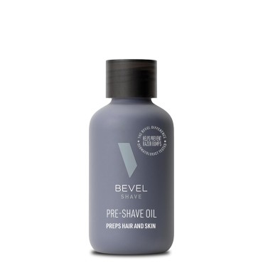 Bevel Pre Shave Oil for Men with Castor Oil, Olive...