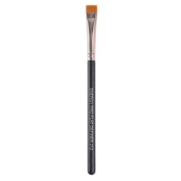 ENERGY Flat Eyeliner Eyebrow Concealer Brush Pro Flat Definer Firm Stiff Thin Synthetic Bristle Precision Lash Liner Brow Conceal for Defining Shaping Eyebrows with Gel Powder Cream Cake Makeup 212