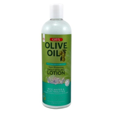 Ors Olive Oil Daily Styling Lotion Super Moisturizing 16 Ounce (473ml) (Pack of 2)