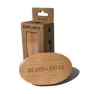 Beard & Bates | Boar Bristle Beard Brush | Handcra...