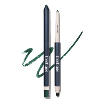TRE'STIQUE trestique Eyeliner, Refillable Long Lasting Eyeliner Pencil With Built-In Smudger And Sharpener, Clean Beauty Eye Pencil, Sustainable