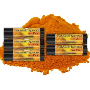 Turmeric Lip balm (3 Pack) | Natural Lip Balm | Or...