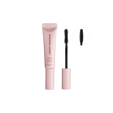 Wander Beauty Upgraded Lashes Thickening Mascara - Lengthening and Thickening Mascara Treatment - Lush Black Mascara For Fuller Lashes - Conditions & Promotes Growth With Provitamin B5 & Castor Oil