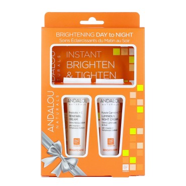 Andalou Naturals Brightening Day To Night Gift Kit...