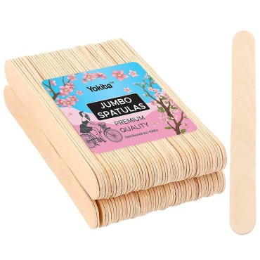 Yokita Wood Large Spatulas Sticks for Waxing, Spat...