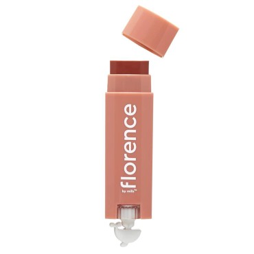 Florence by Mills Oh Whale Tinted Lip Balm| Sheer Tinted Lip Balm | Moisture + Hydrate | Nude - Cocoa and Fig | Vegan & Cruelty-Free
