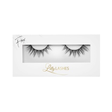Lilly Lashes Luxe in Lite Faux Mink | Natural-Looking, Vegan False Eyelash | Faux Mink Lashes | 14mm length, Reusable Up to 15 Wears