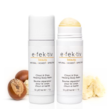 e.fek.tiv beauty Healing Body Balm Stick - Skin Protectant with Chiuri & Shea Butter Chafing Stick - For Chapped, Chafed Skin - Natural - 1.7 OZ
